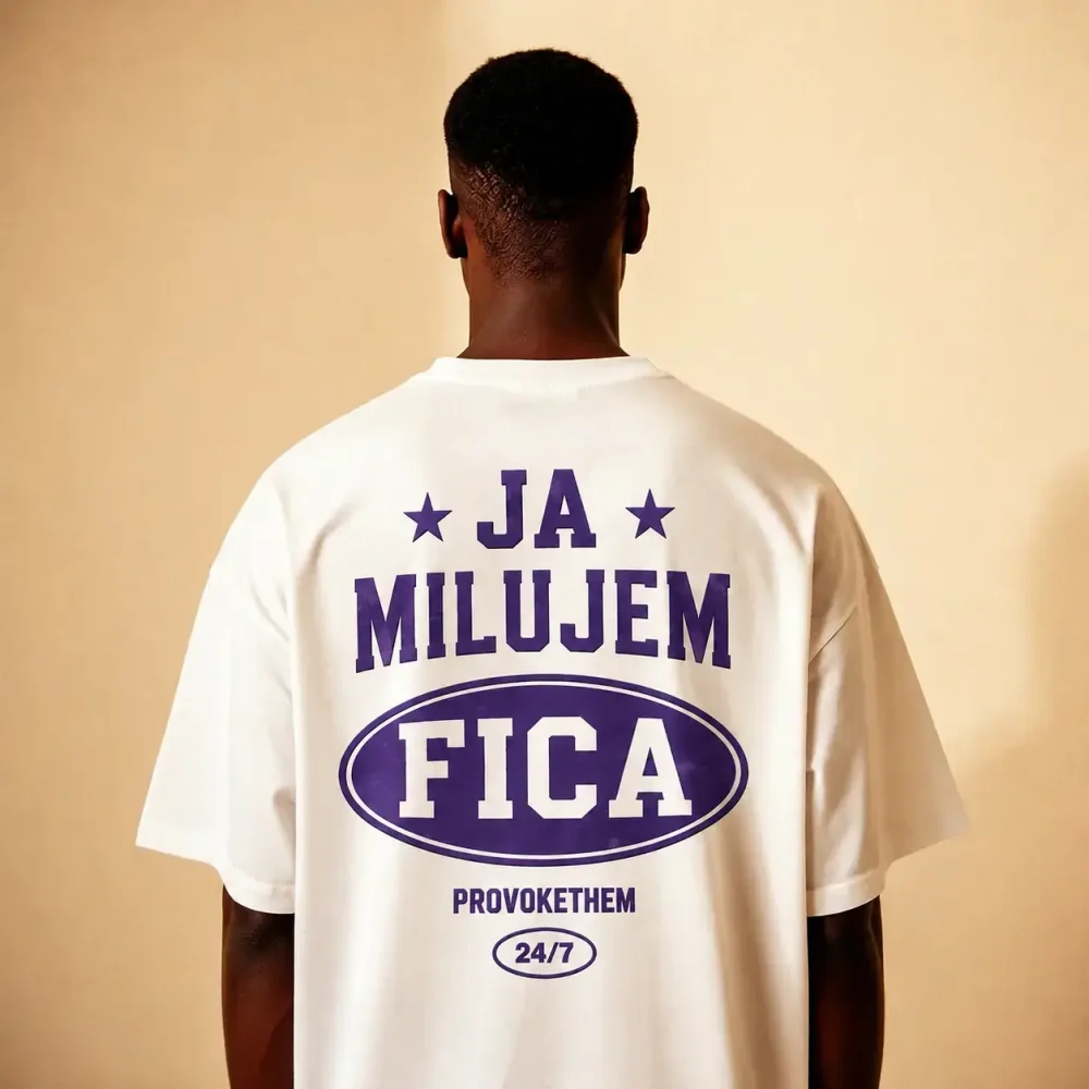 JA MILUJEM FICA TEE - OverSize