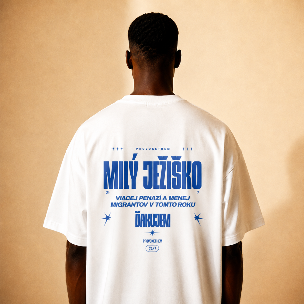 MILÝ JEŽIŠKO TEE - OverSize